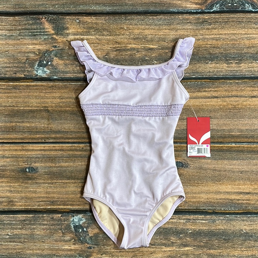 NWT Capezio Purple Dance Leotard - size small (4-6)